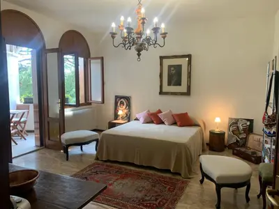 Letto o letti in una camera di Il Loggiato