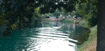 Vista sul fiume nelle vicinanze dell'appartamento