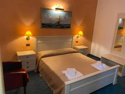 Letto o letti in una camera di Hotel Rey's