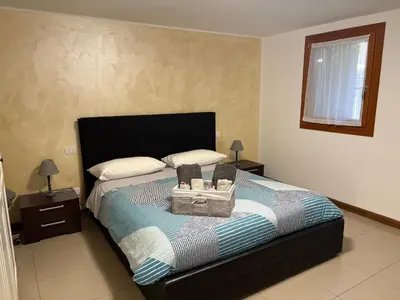 Letto o letti in una camera di La casa di Chicca