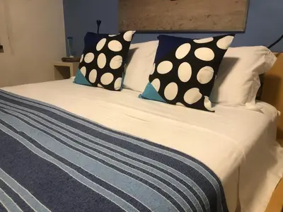 Letto o letti in una camera di Mi AN HOME