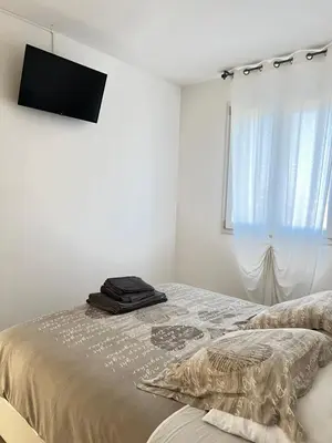 Letto o letti in una camera di Ulisse Palace