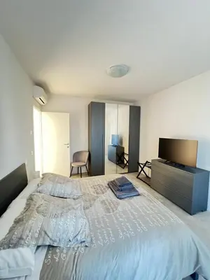 Letto o letti in una camera di Ulisse Palace
