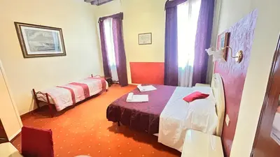 Letto o letti in una camera di Casa Lin Venice Zimmer