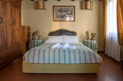 Letto o letti in una camera di Ca' Donzella, Rialto