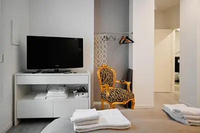 TV o dispositivi per l'intrattenimento presso Cozy Studio Downtown