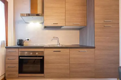 Cucina o angolo cottura di [Venezia-Suite Hemingway]a pochi passi Outlet