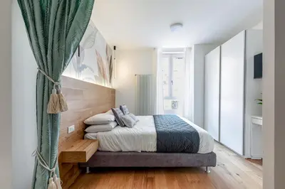 Letto o letti in una camera di Fully furnished apartment-Treviso center