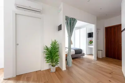 Letto o letti in una camera di Fully furnished apartment-Treviso center