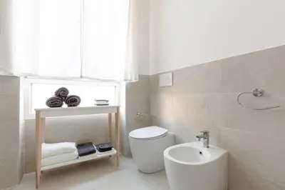Bagno di Fully furnished apartment-Treviso center