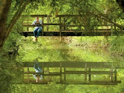 Paesaggio naturale nelle vicinanze della casa vacanze