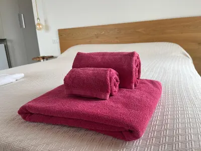 Letto o letti in una camera di Agriturismo da Natalino