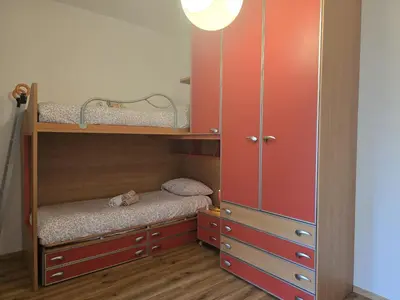 Letto o letti in una camera di Ca Alvisopoli