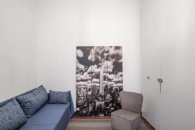 Area soggiorno di GuestHost - Piazza delle Erbe Central Apartment