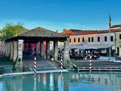 Vista sul fiume nelle vicinanze dell'appartamento