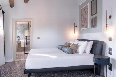 Letto o letti in una camera di Be Mate Ponte di Rialto