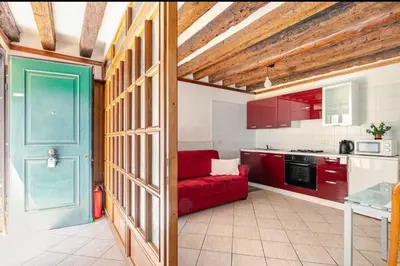 Cucina o angolo cottura di Rio Marin Apartment