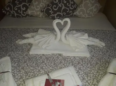 Letto o letti in una camera di Lovely House Claudia-perfetto per Venezia