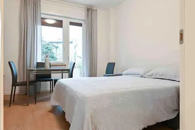 Letto o letti in una camera di -Free Parking & Wifi- 10 minuti dal centro