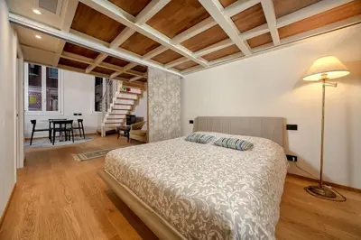 Letto o letti in una camera di Angels' Loft