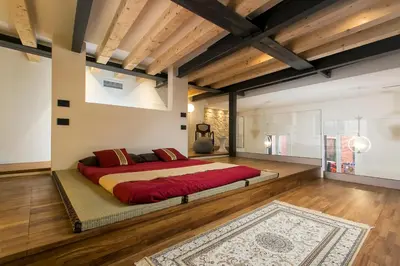 Letto o letti in una camera di Angels' Loft