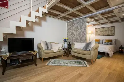 Area soggiorno di Angels' Loft