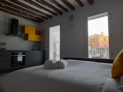 Letto o letti in una camera di YELLOW GARDEN