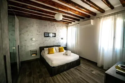 Letto o letti in una camera di YELLOW GARDEN