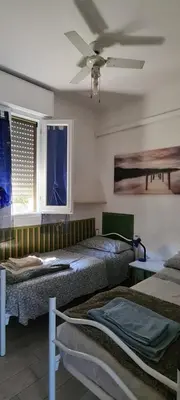 Letto o letti in una camera di La Casa del mare