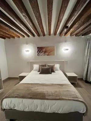 Letto o letti in una camera di Ca’ Briani