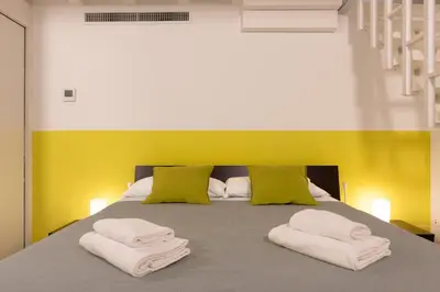 Letto o letti in una camera di Ca' Nova @San Marco