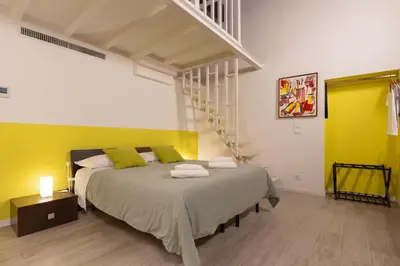 Letto o letti in una camera di Ca' Nova @San Marco