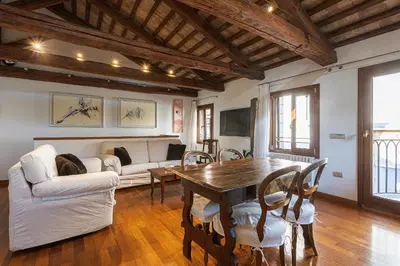TV o dispositivi per l'intrattenimento presso San Marco Luxury Loft with Terrace