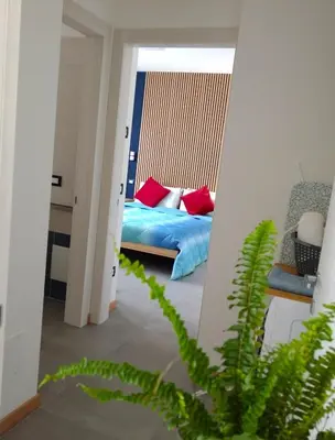 Letto o letti in una camera di Cà Maurizio garden Venezia