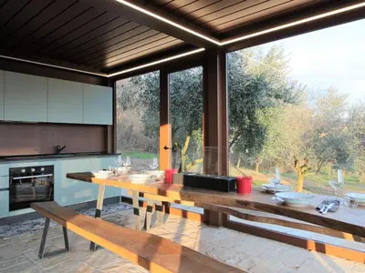 Cucina o angolo cottura di Chalet in Veneto near Dolomites Ski Slopes