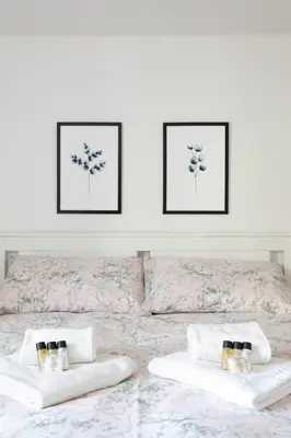 Letto o letti in una camera di Romantic Bassano - 2 bedrooms apartment