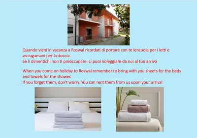 Letto o letti in una camera di Villa Roswal