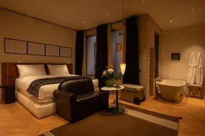 Letto o letti in una camera di The Venice Venice Hotel