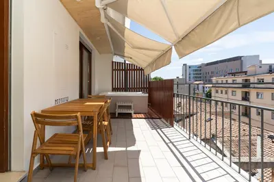 Balcone o terrazza di enJoy Home - Attico con idromassaggio e garage - zona Sant'Antonio