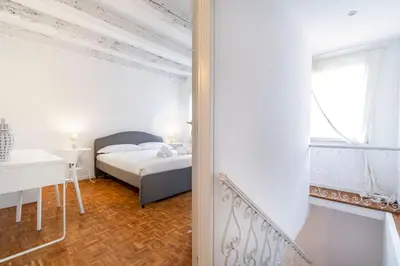 Letto o letti in una camera di Ca' del Sol