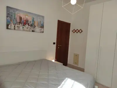Letto o letti in una camera di Casa Crispi con terrazza