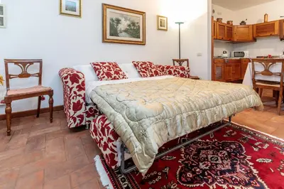 Letto o letti in una camera di VILLA GERLA, un angolo di paradiso vicino Padova e Venezia