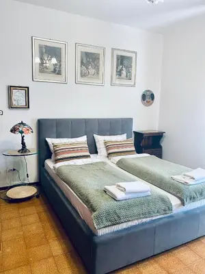 Letto o letti in una camera di San Dona Homely House