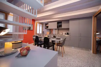 Cucina o angolo cottura di Casa del Carro 2 Grand Terrace Apartment