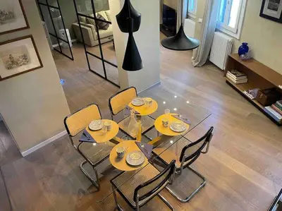 Area soggiorno di Cà Cornelia - a rooftop terrace with dazzling view