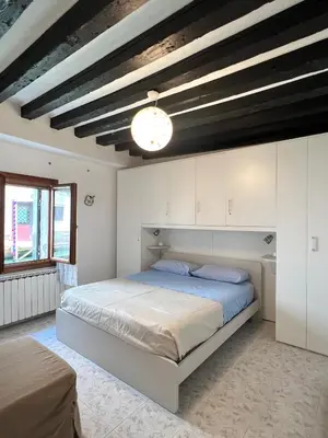 Letto o letti in una camera di CASA ALUFILI
