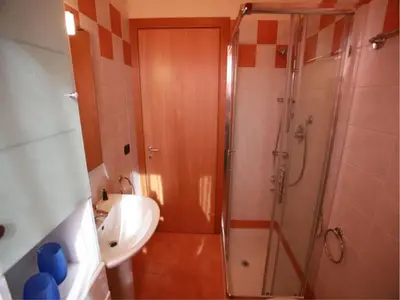 Bagno di Beachfront apartment in Rosolina Mare