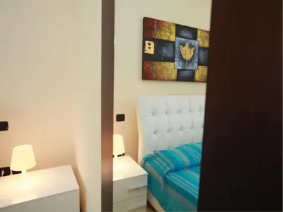 Area soggiorno di Beachfront apartment in Rosolina Mare