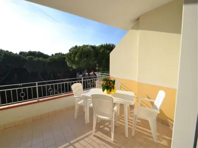 Balcone o terrazza di Comfortable beachfront apartment