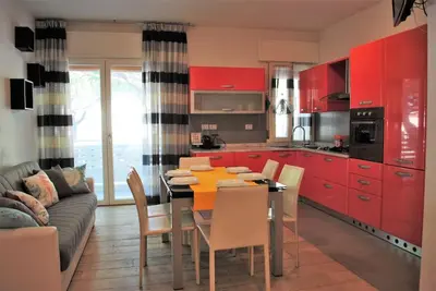 Cucina o angolo cottura di Jesolo Beach Apartment